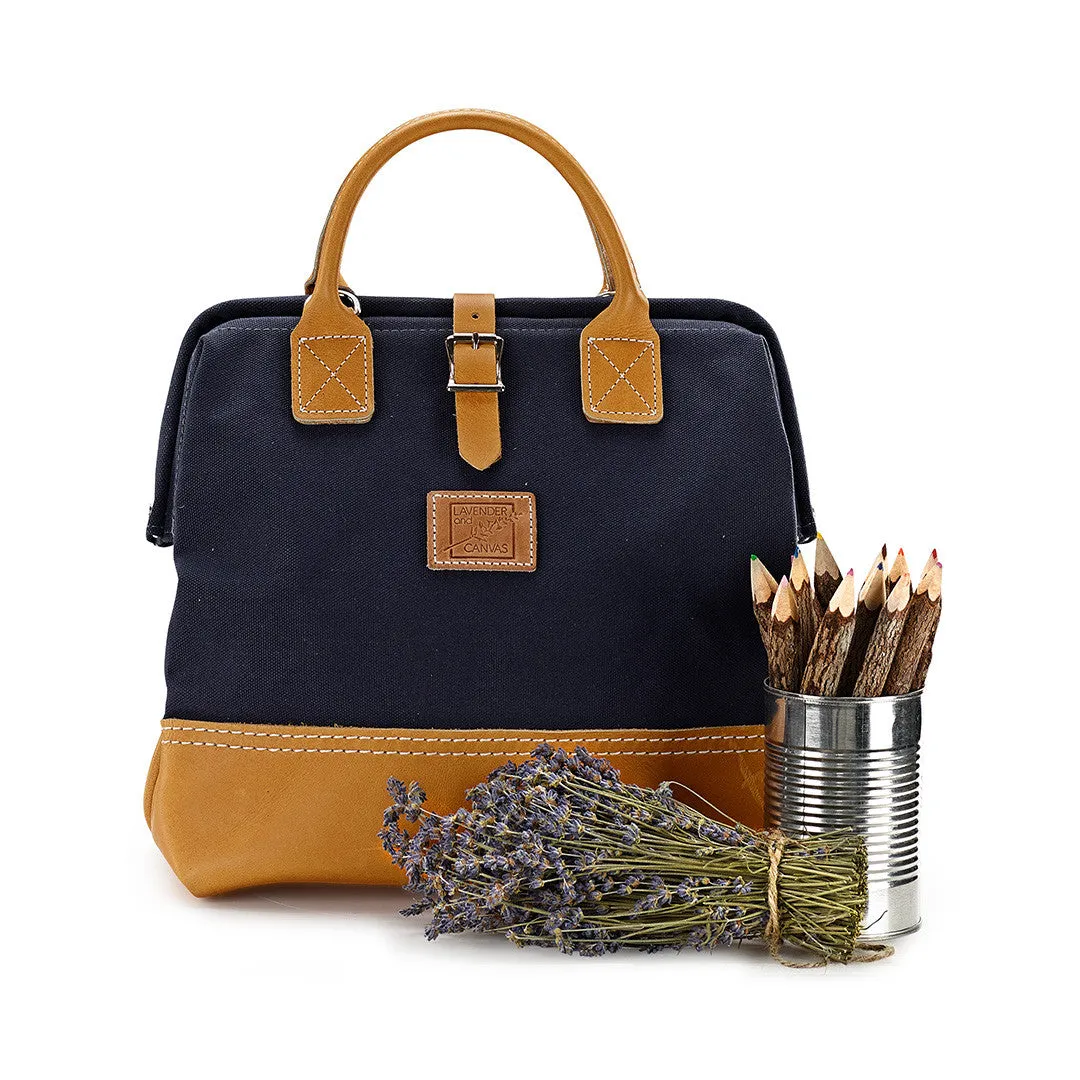 12" Carpenter Bag in Midnight Blue