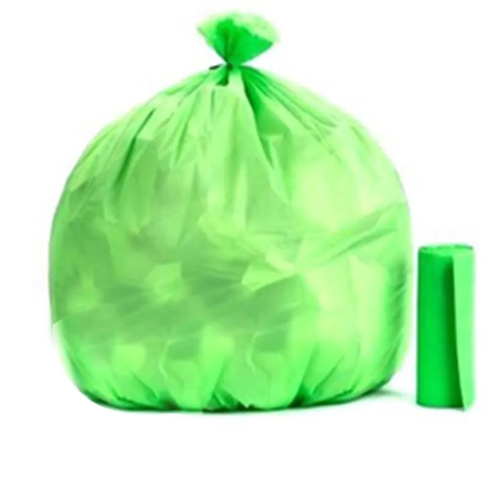 1585 Bio-degradable Eco Friendly Garbage / Trash Bags Rolls (19" x 21") (Green)