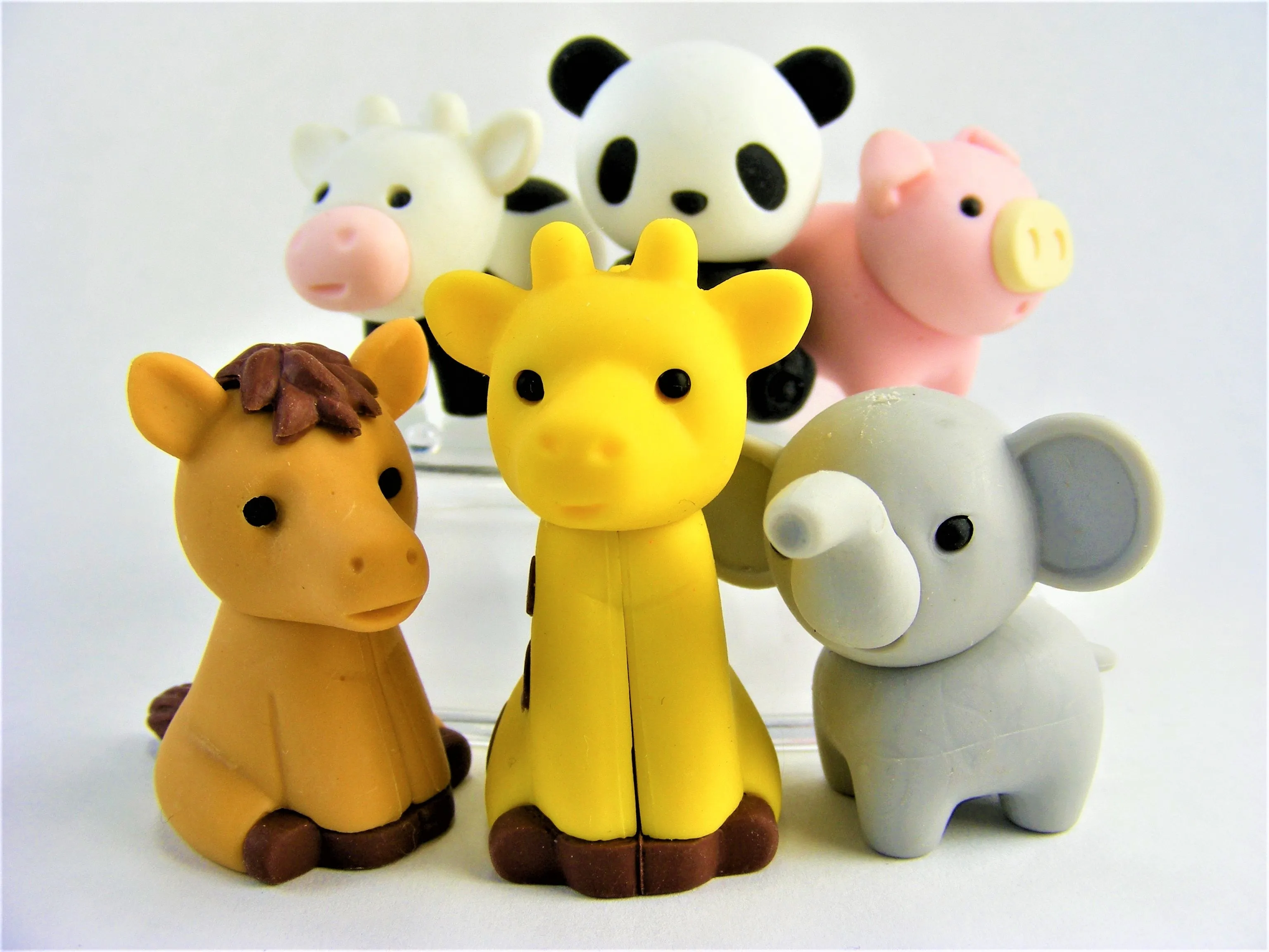 380321 IWAKO ZOO ANIMAL ERASERS-30