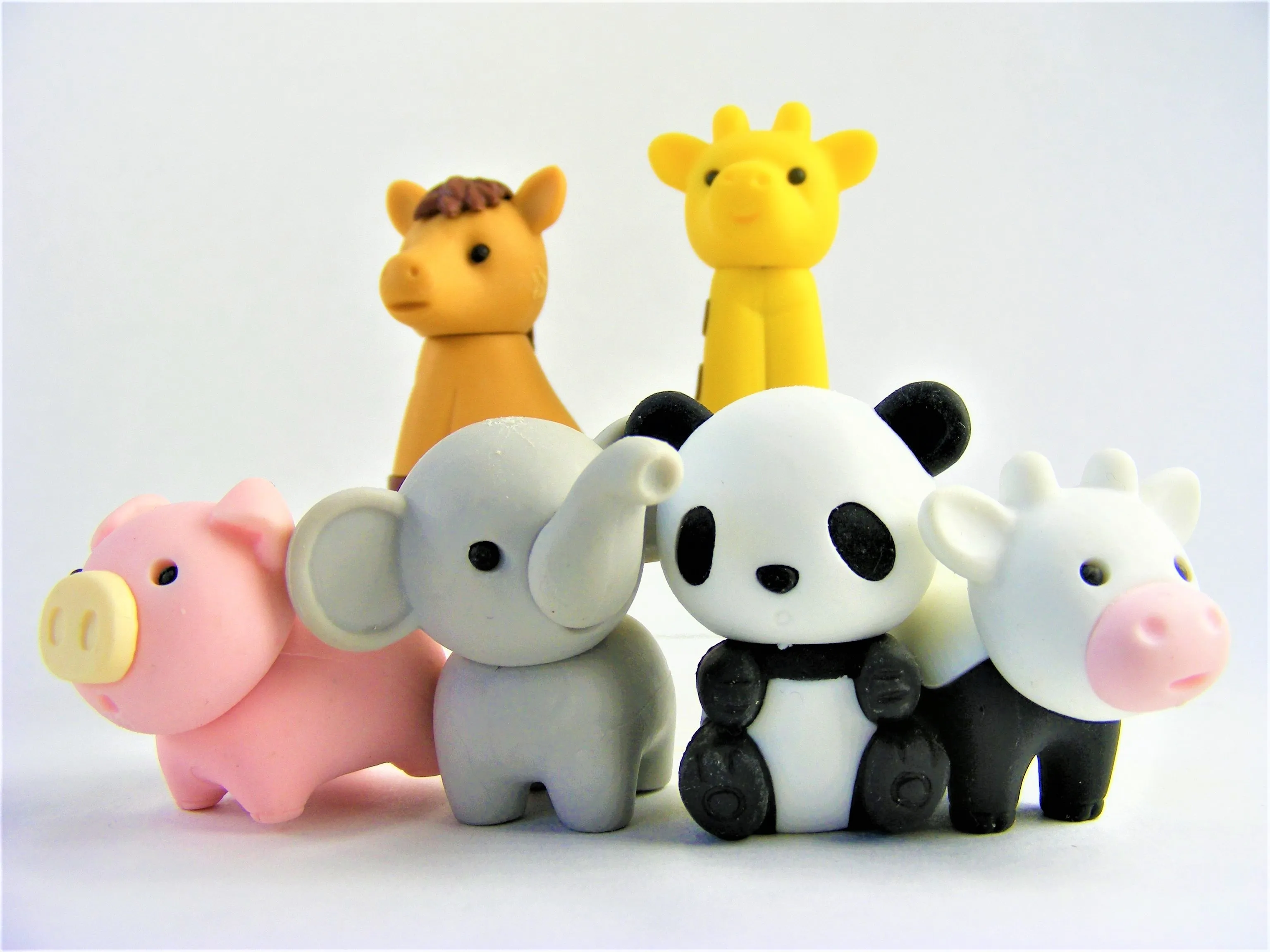 380321 IWAKO ZOO ANIMAL ERASERS-30