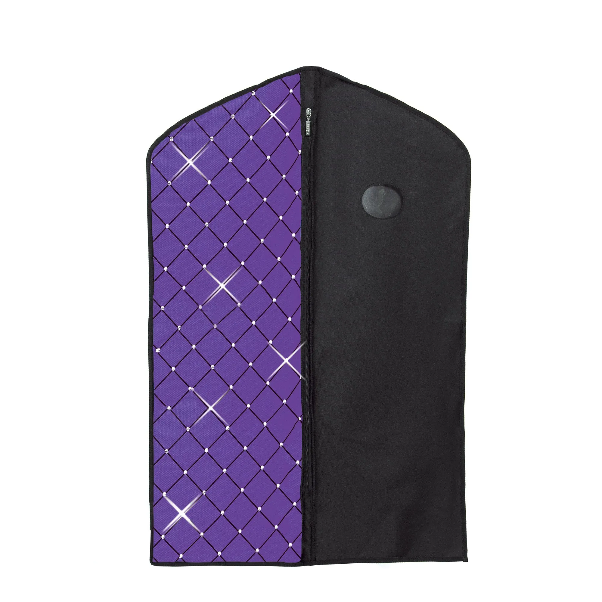 5022 Jerry's Figure Skating Diamond Crystal Garment Bag Purple