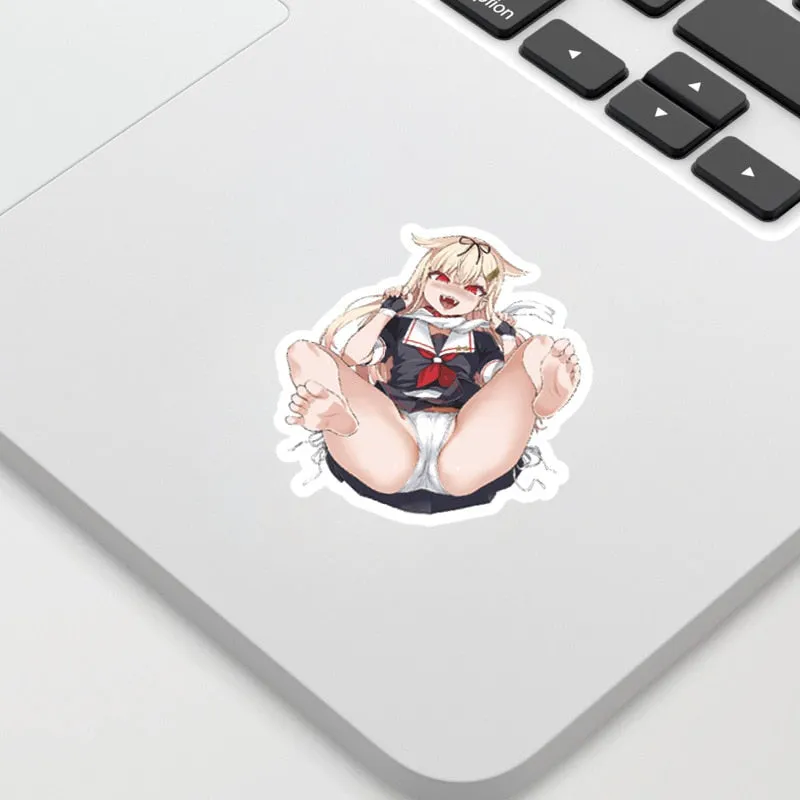 50pcs anime Decal Stickers | Hot girl Waifu stickers Decal Stickers | For  suitcase laptop Car Truck Waterproof Car stickers