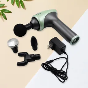 6976 Massage Gun, Includes Suitcase, Box and Stress Ball, Sport and Relax Massage Device, Small, Powerful and Quiet, Massage Gun for Pain Relief Super Quiet Electric Massager, 4 Massage Heads