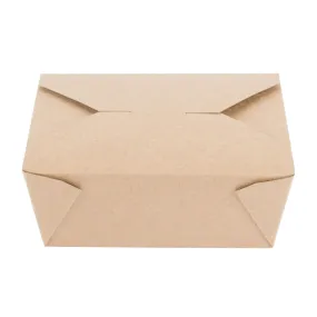 #8 Kraft Paper Box, 7" x 5-1/2" x 2-1/2", Bag of 50