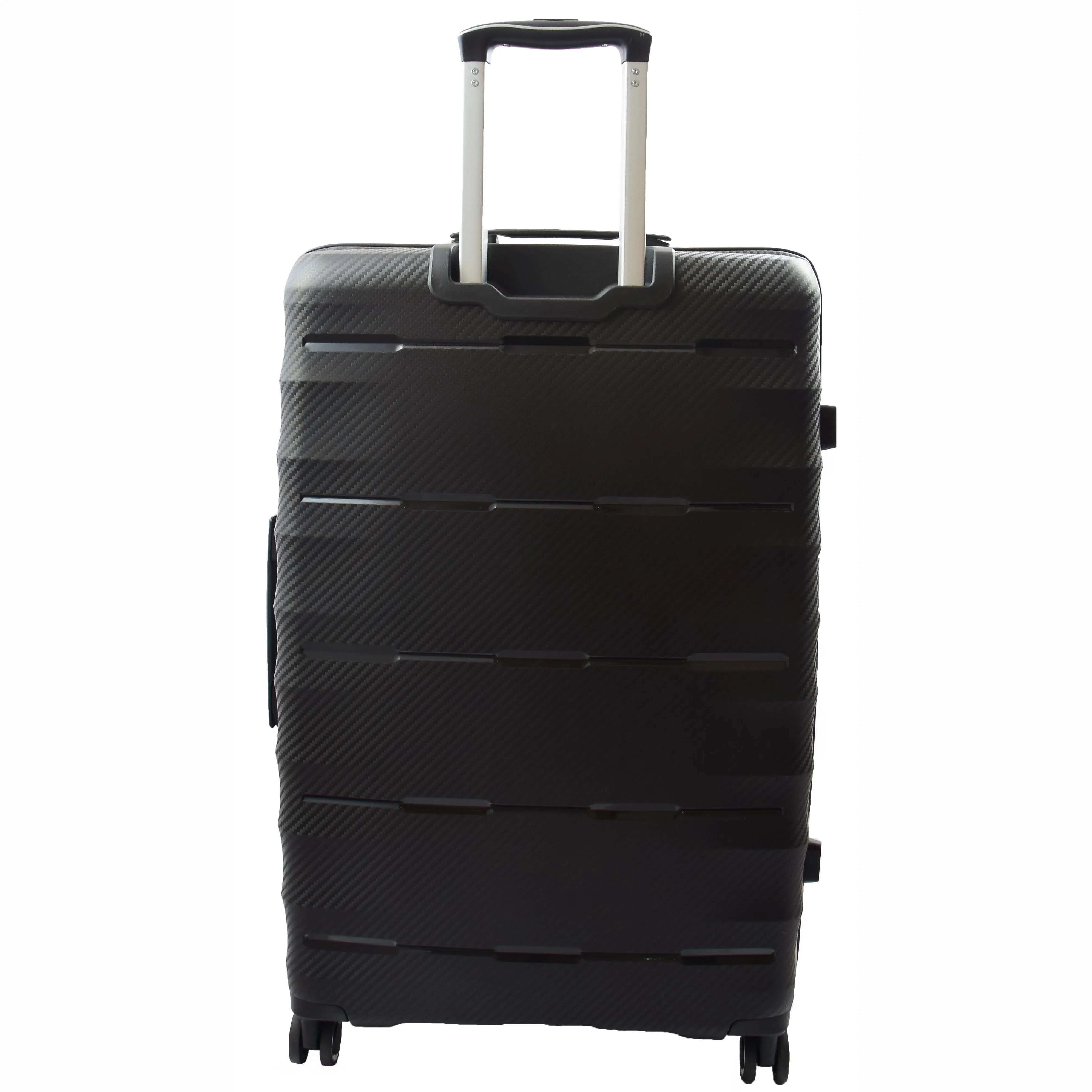 8 Wheel Spinner Luggage Expandable Arcturus Black