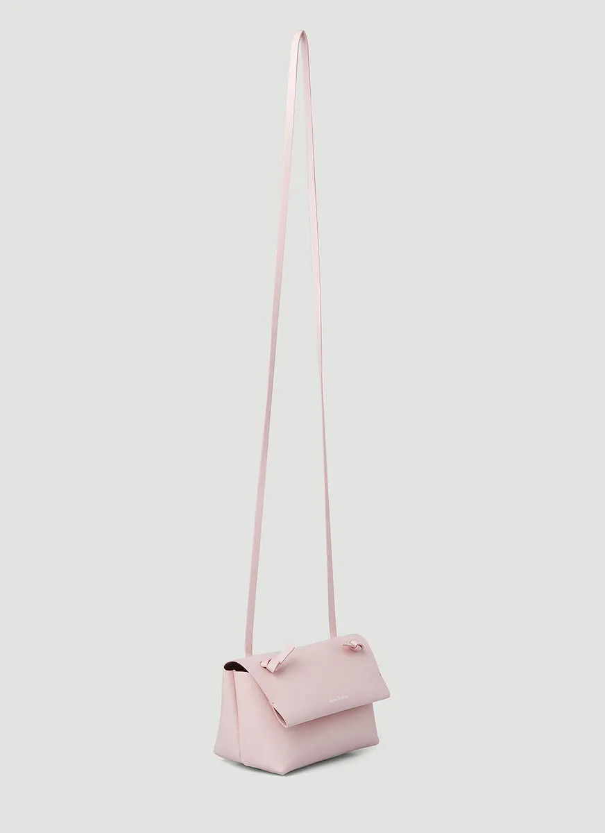 Acne Studios Knot Detailed Foldover Crossbody Bag