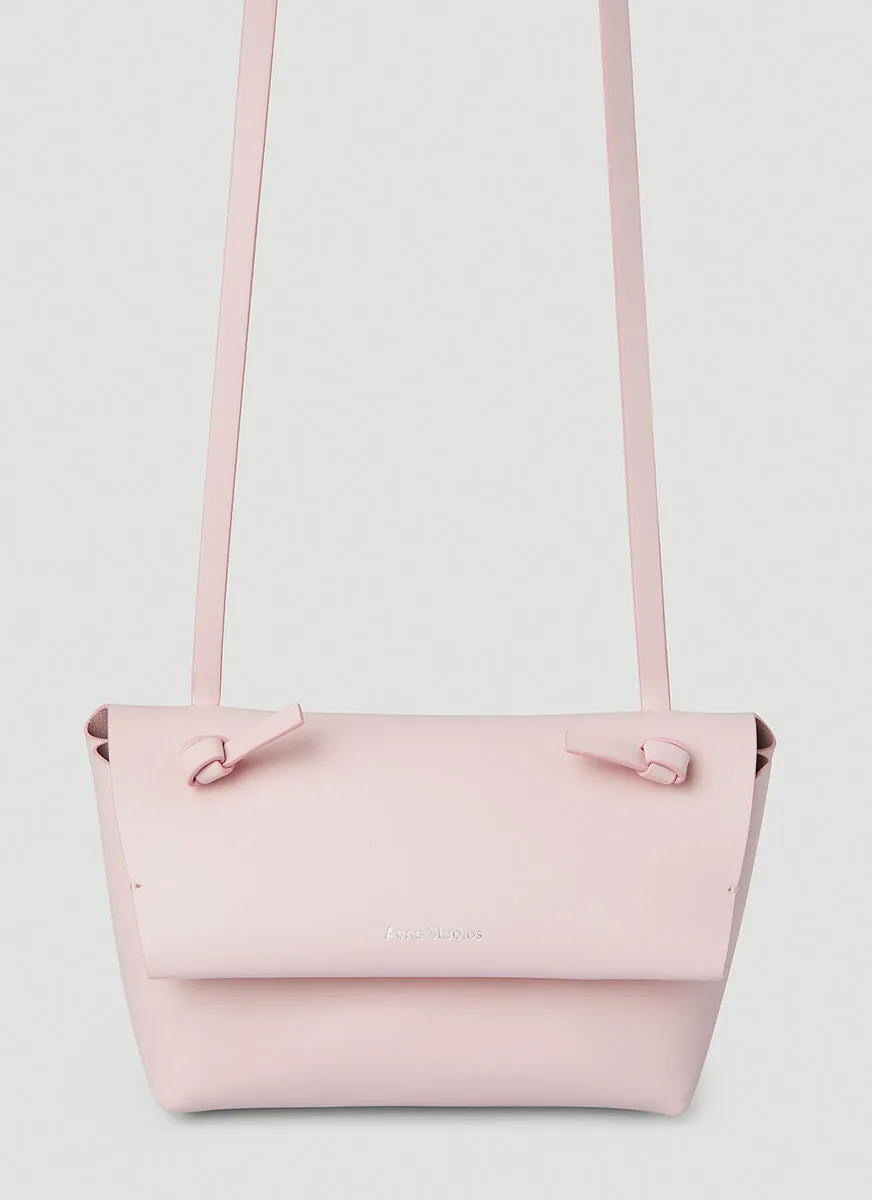 Acne Studios Knot Detailed Foldover Crossbody Bag