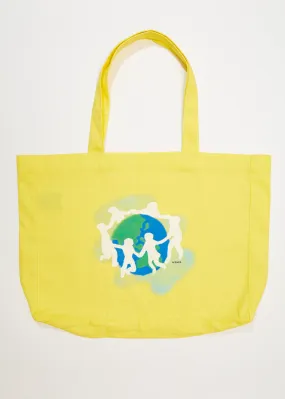 AFENDS Unisex Playtime - Oversized Tote Bag - Lemonade