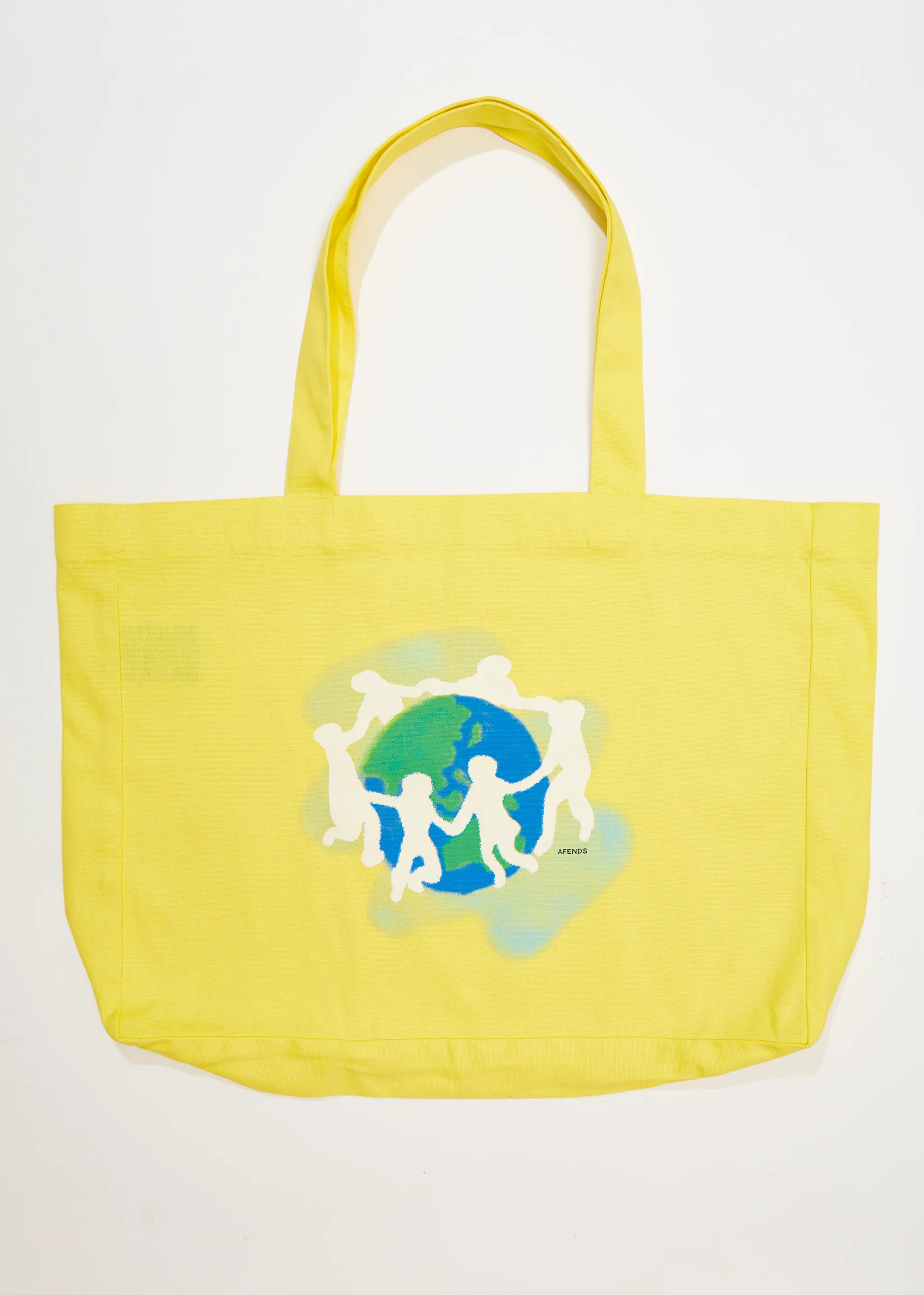 AFENDS Unisex Playtime - Oversized Tote Bag - Lemonade