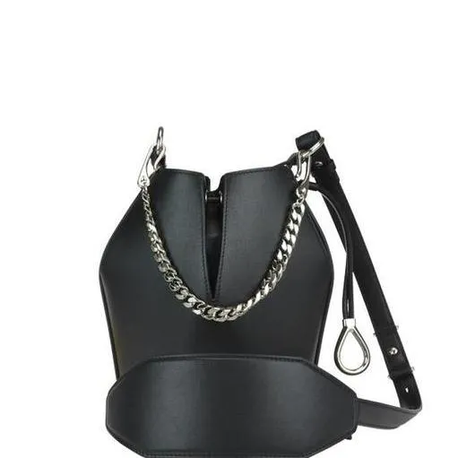 Alexander McQueen Chain Handle Bucket Bag