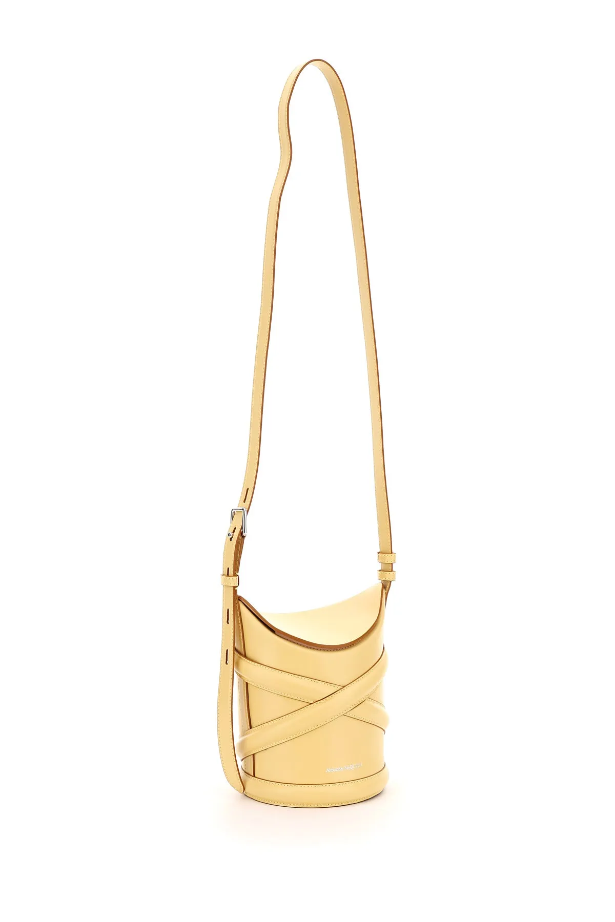 Alexander McQueen Curve Small Bucket Bag