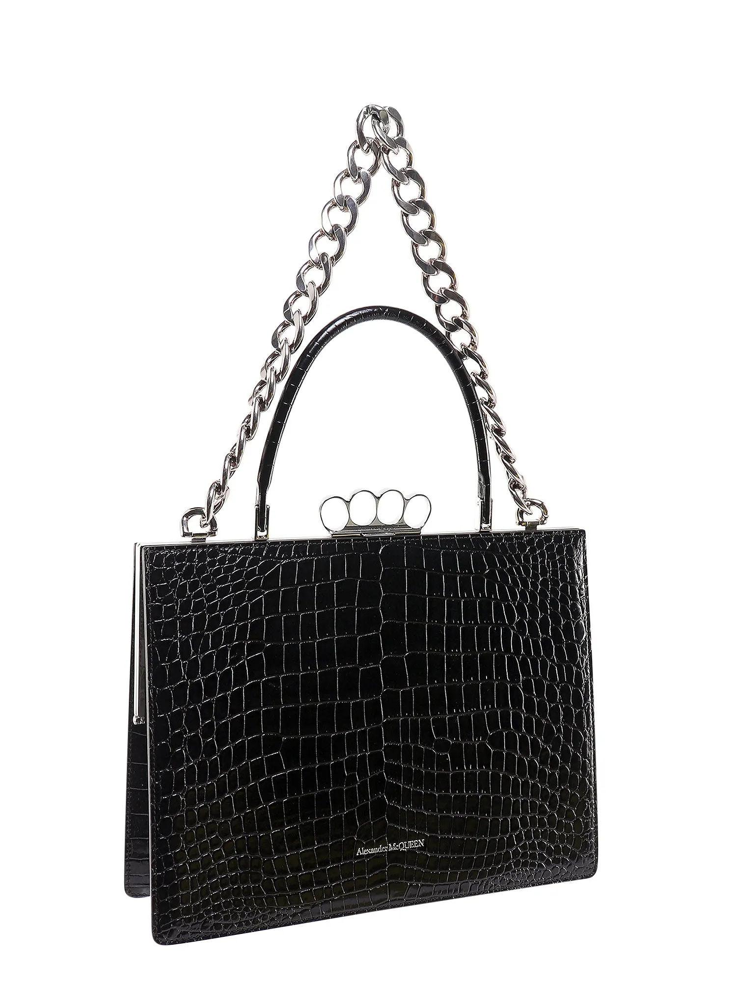 Alexander Mcqueen The Four Ring Frame Tote Bag