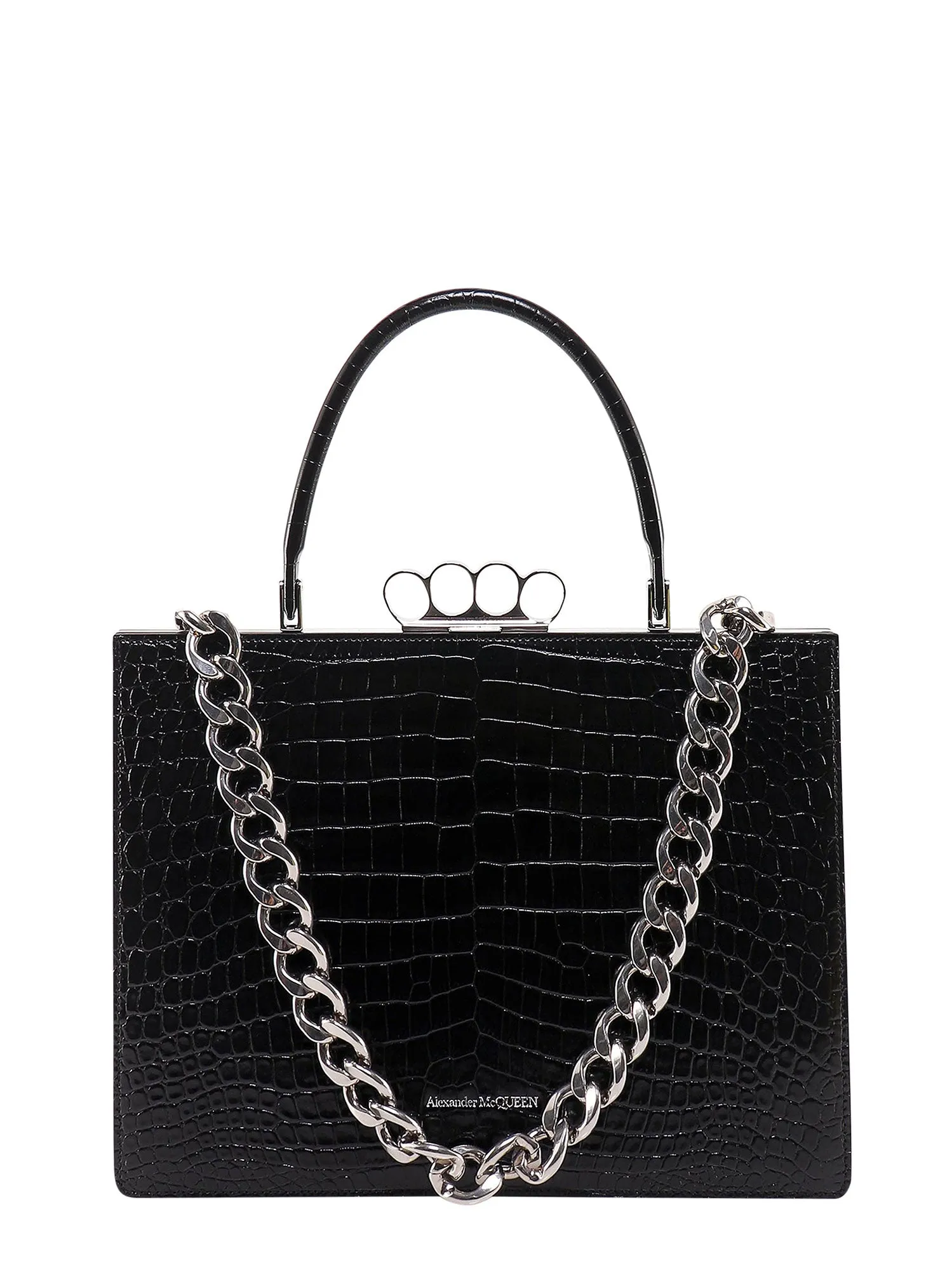 Alexander Mcqueen The Four Ring Frame Tote Bag