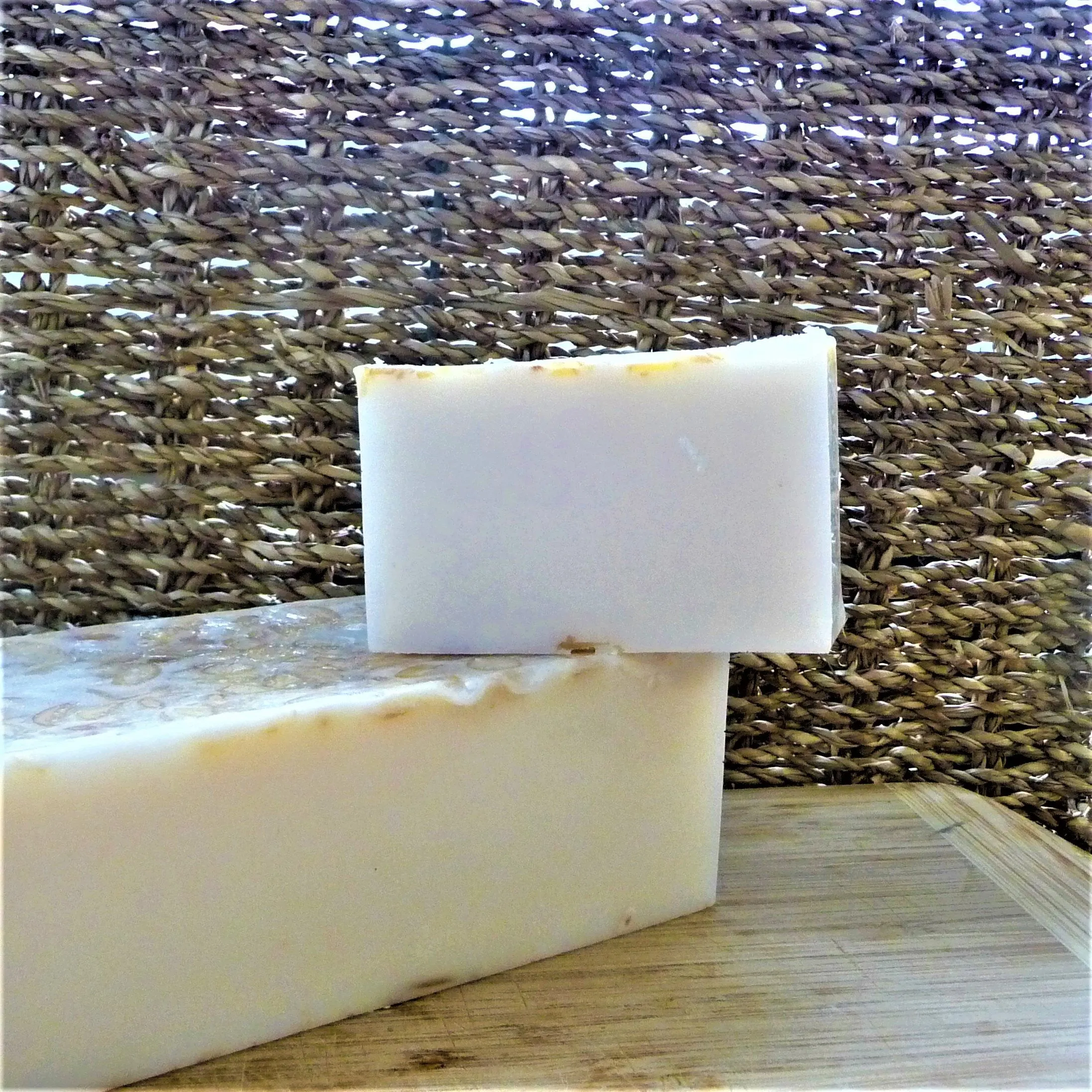 Almond Oil Soap Slice