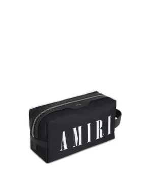 Amiri Logo Printed Dopp Kit Toiletry Bag