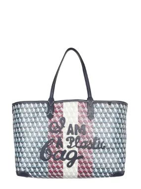 Anya Hindmarch Monogram Slogan Printed Tote Bag