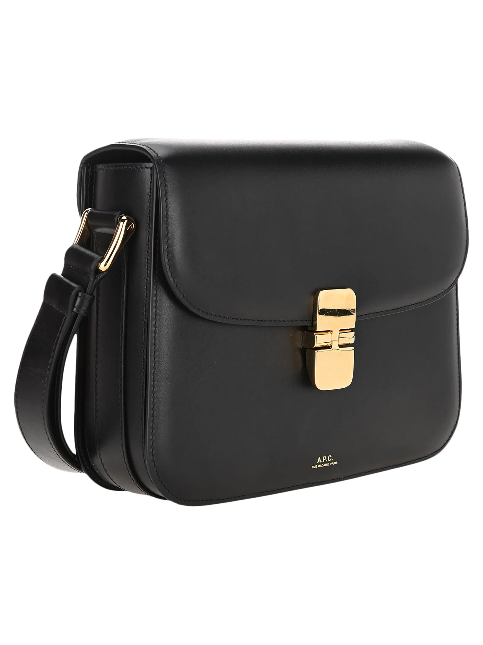 A.P.C. Grace Foldover Top Shoulder Bag