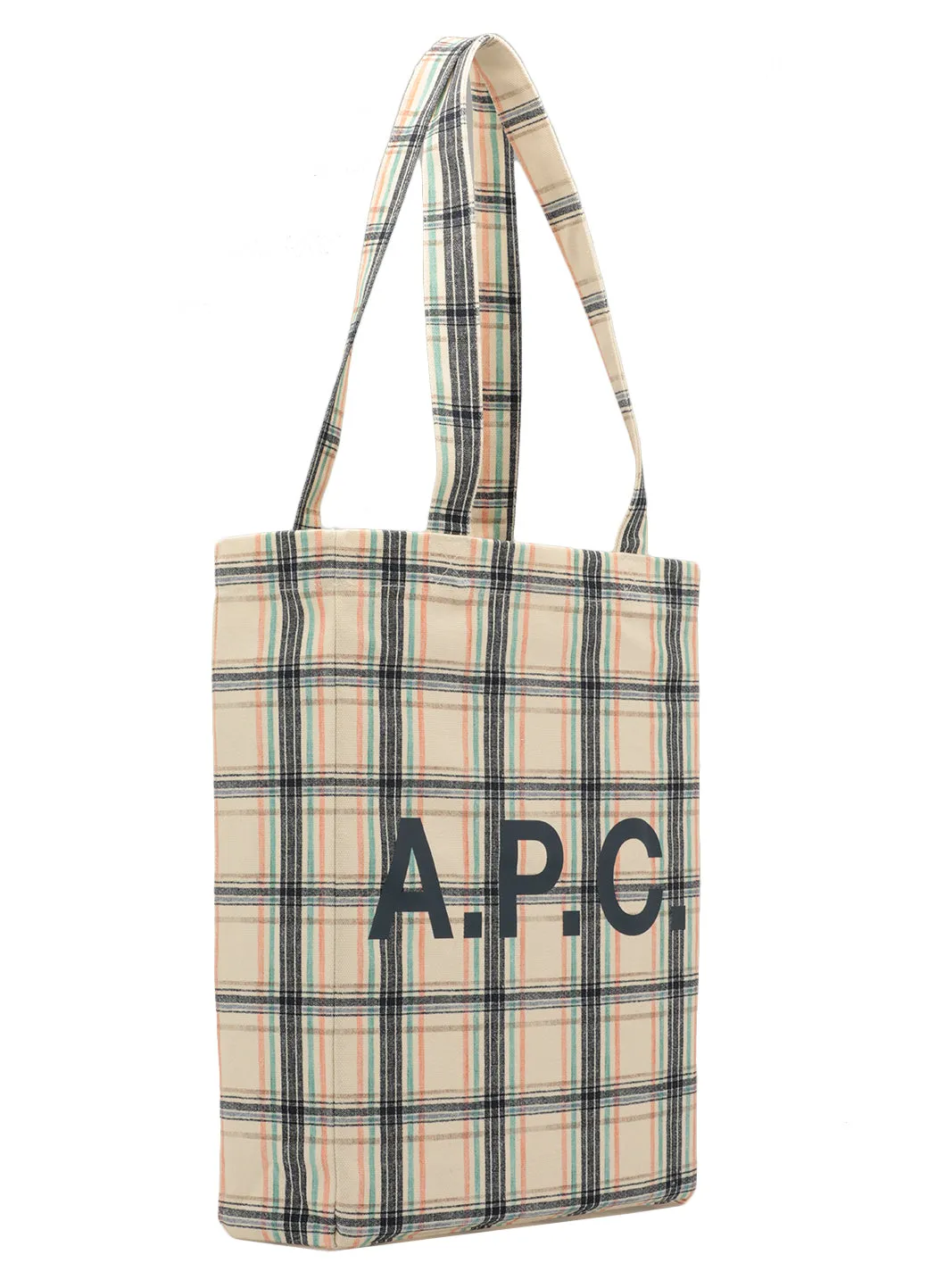 A.P.C. Lou Checked Tote Bag