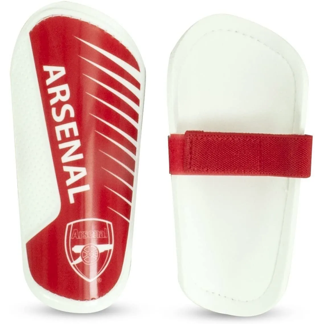 Arsenal FC Childrens/Kids Spiked Slip-In Shin Guards