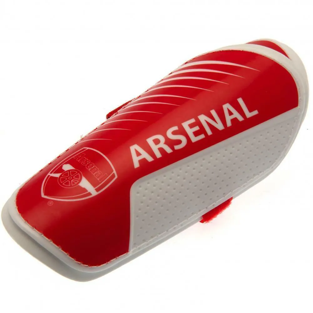 Arsenal FC Childrens/Kids Spiked Slip-In Shin Guards