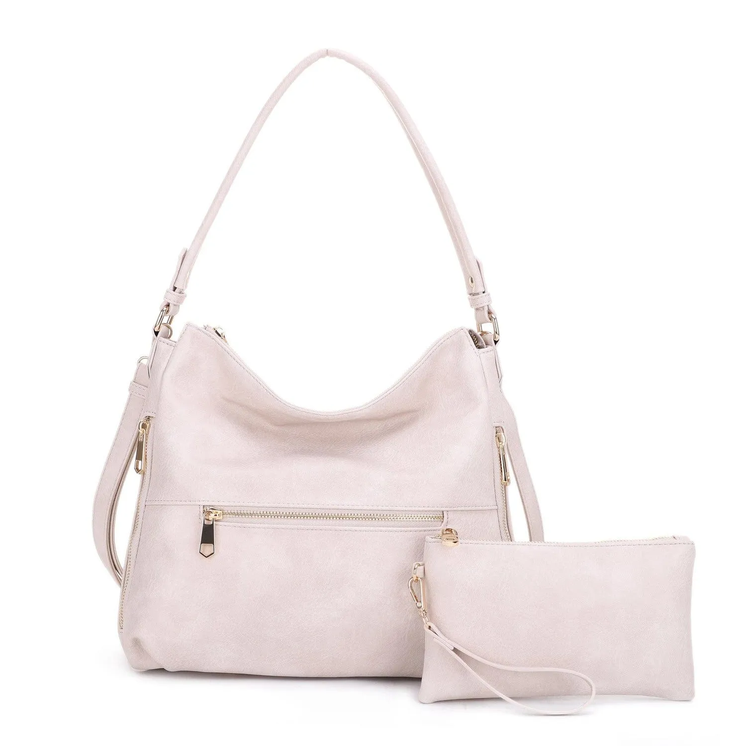 AS20639 Jeanie Two Piece Hobo Bag Set