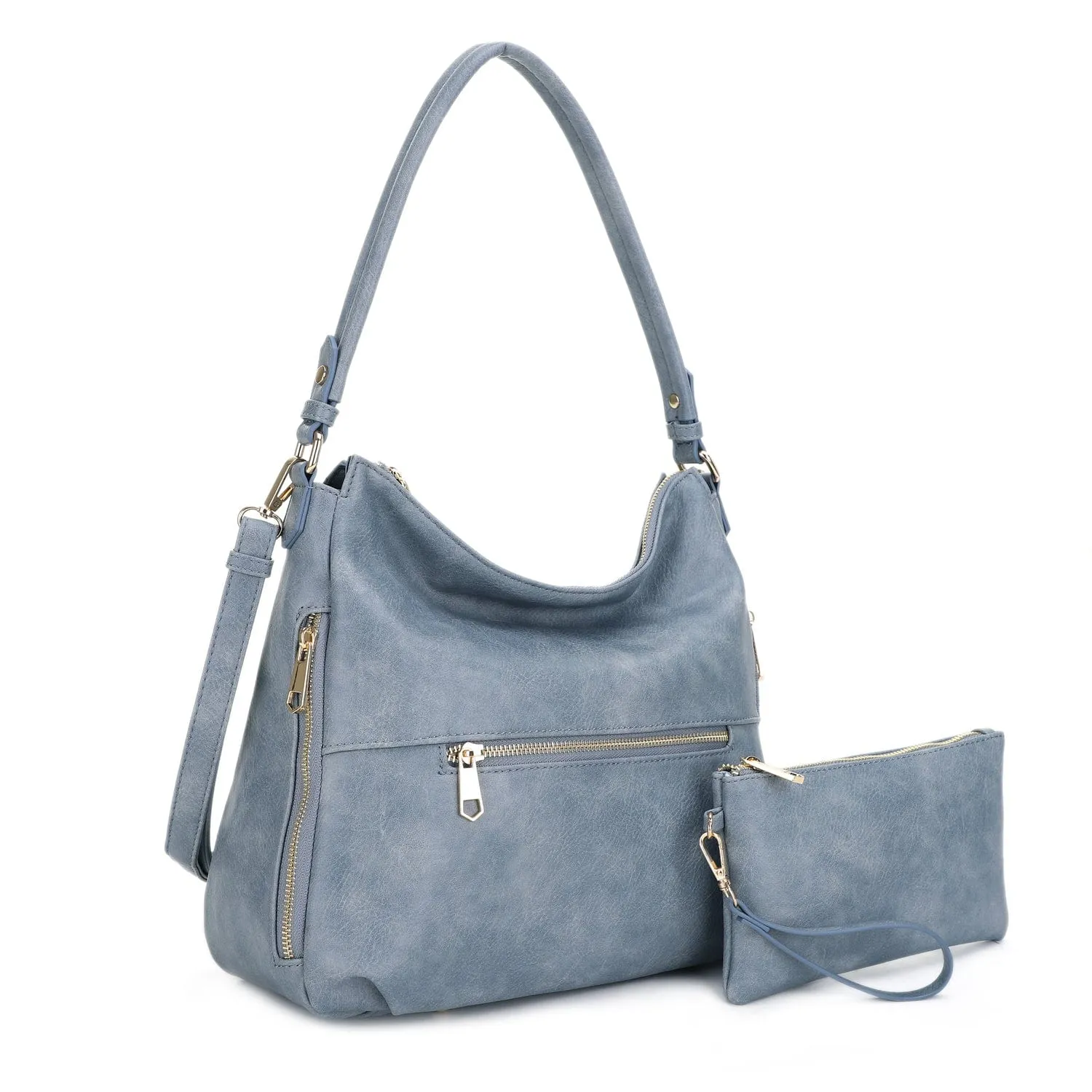 AS20639 Jeanie Two Piece Hobo Bag Set