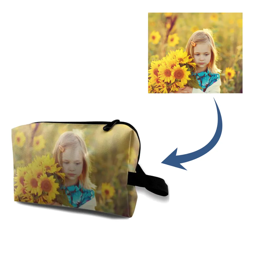 Back To School Gifts Personalized Photo Cosmetic Storage Bag