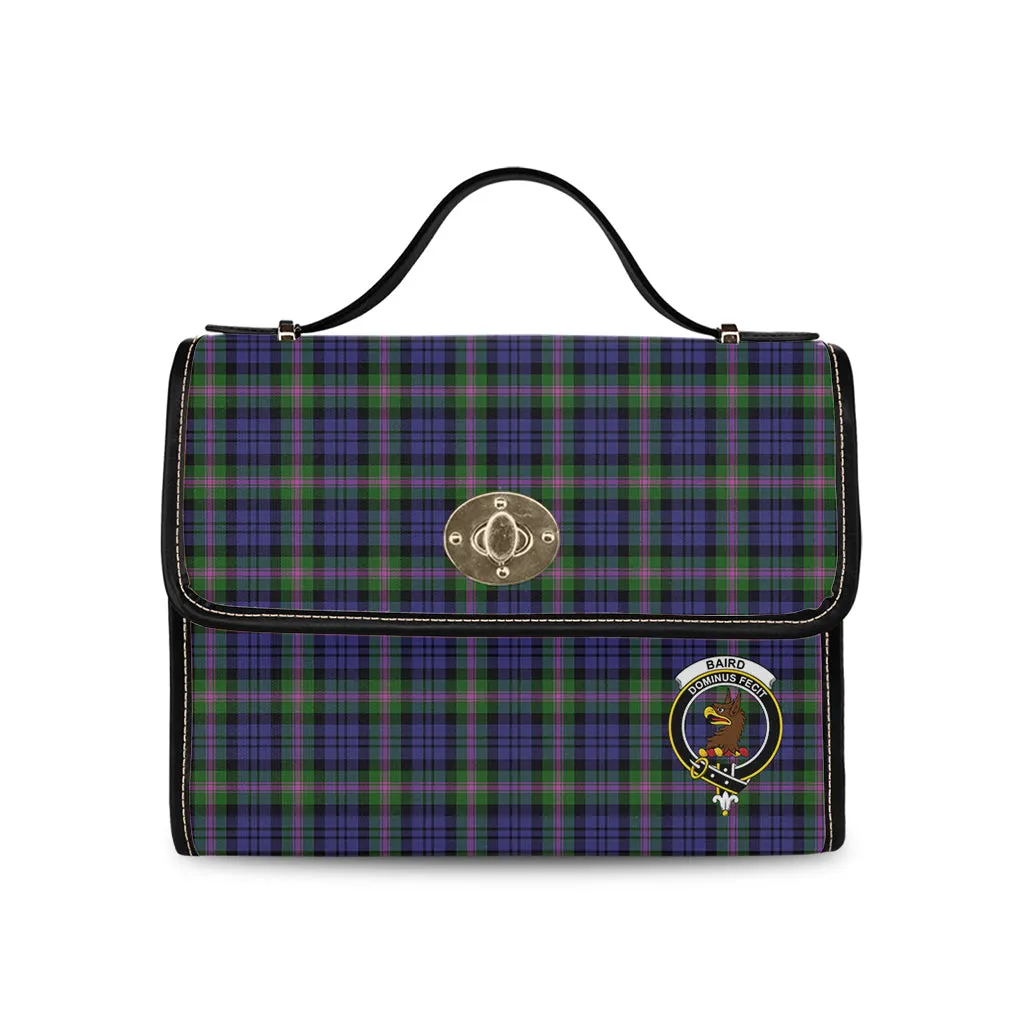 Baird Modern Tartan Waterproof Canvas Bag with Family Crest