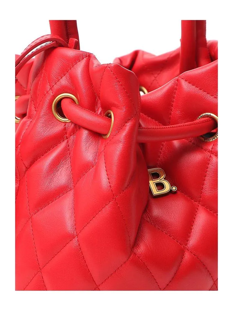 Balenciaga B. Quilted Bucket Bag