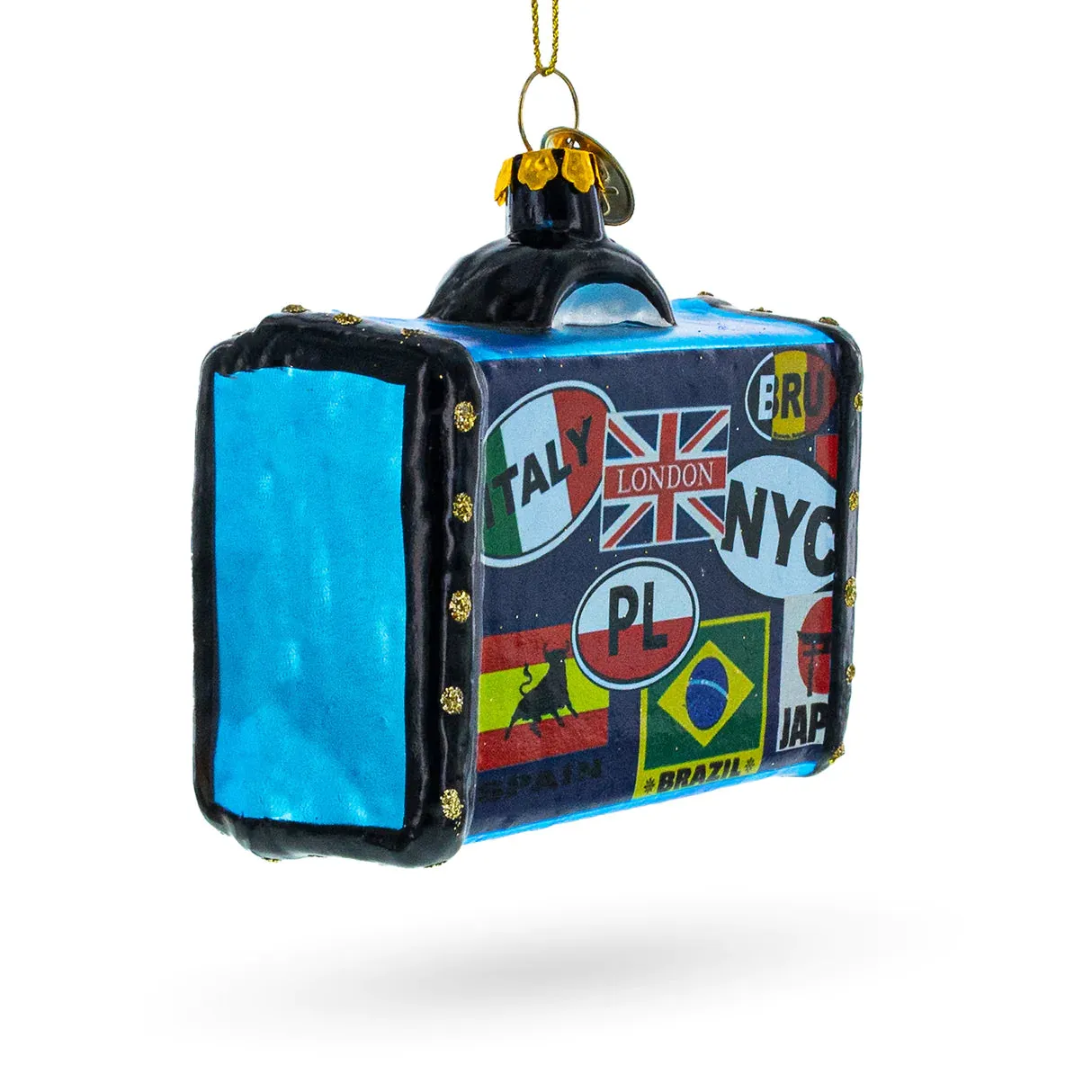 Been Around the World Wanderlust Travel Suitcase Ornament PS