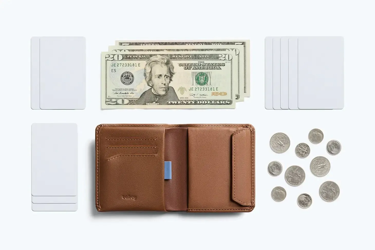 Bellroy Coin Wallet - Hazelnut