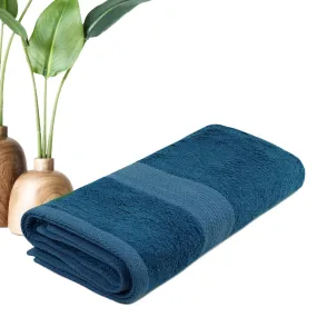 BePlush Bamboo Towels for Bath | Ultra Soft, Highly Absorbent, Quick Dry, Anti Bacterial Bamboo Bath Towel for Men & Women || 450 GSM, 27 x 55 Inches (4, Sky Blue & Aqua Marine Blue)