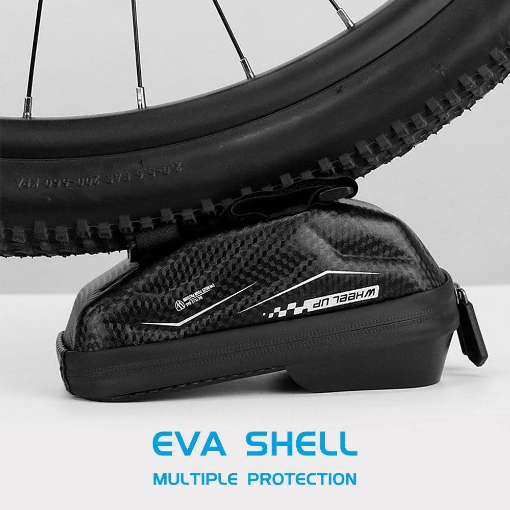 Bike Frame Bag Front Tube Bag Handlebar Bag Bicycle Bag with Touchscreen Phone Case