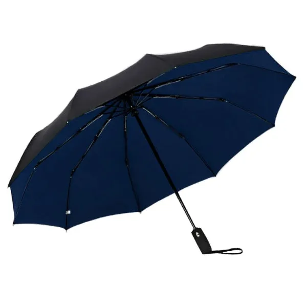 Blue & Black 2 Color Umbrella