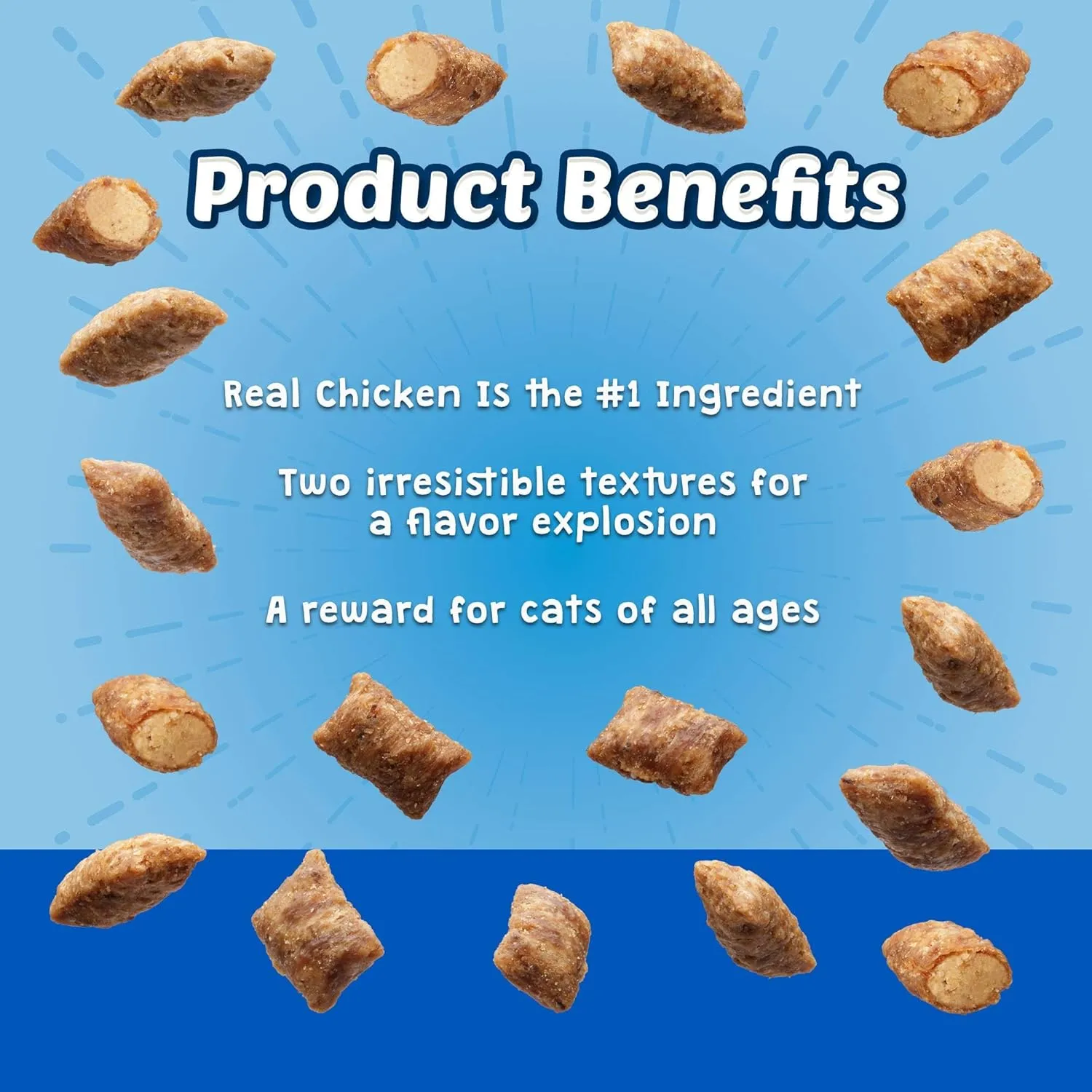 Blue Buffalo Burst Filled Chicken Cat Treats - 5 oz.