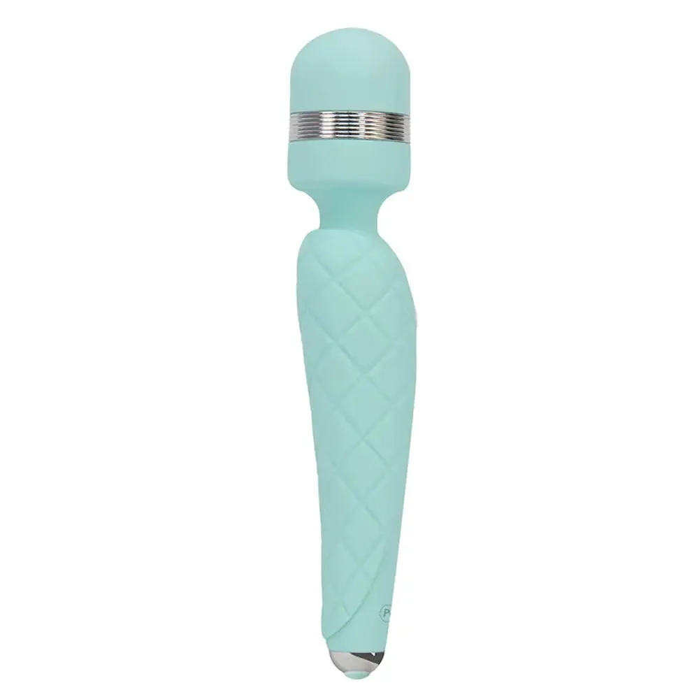 Bms Enterprises Silicone Green Rechargeable Cheeky Wand Massager with Travel Lock