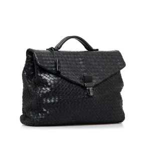 Bottega Veneta Intrecciato Envelope Briefcase (SHG-U1EOWd)