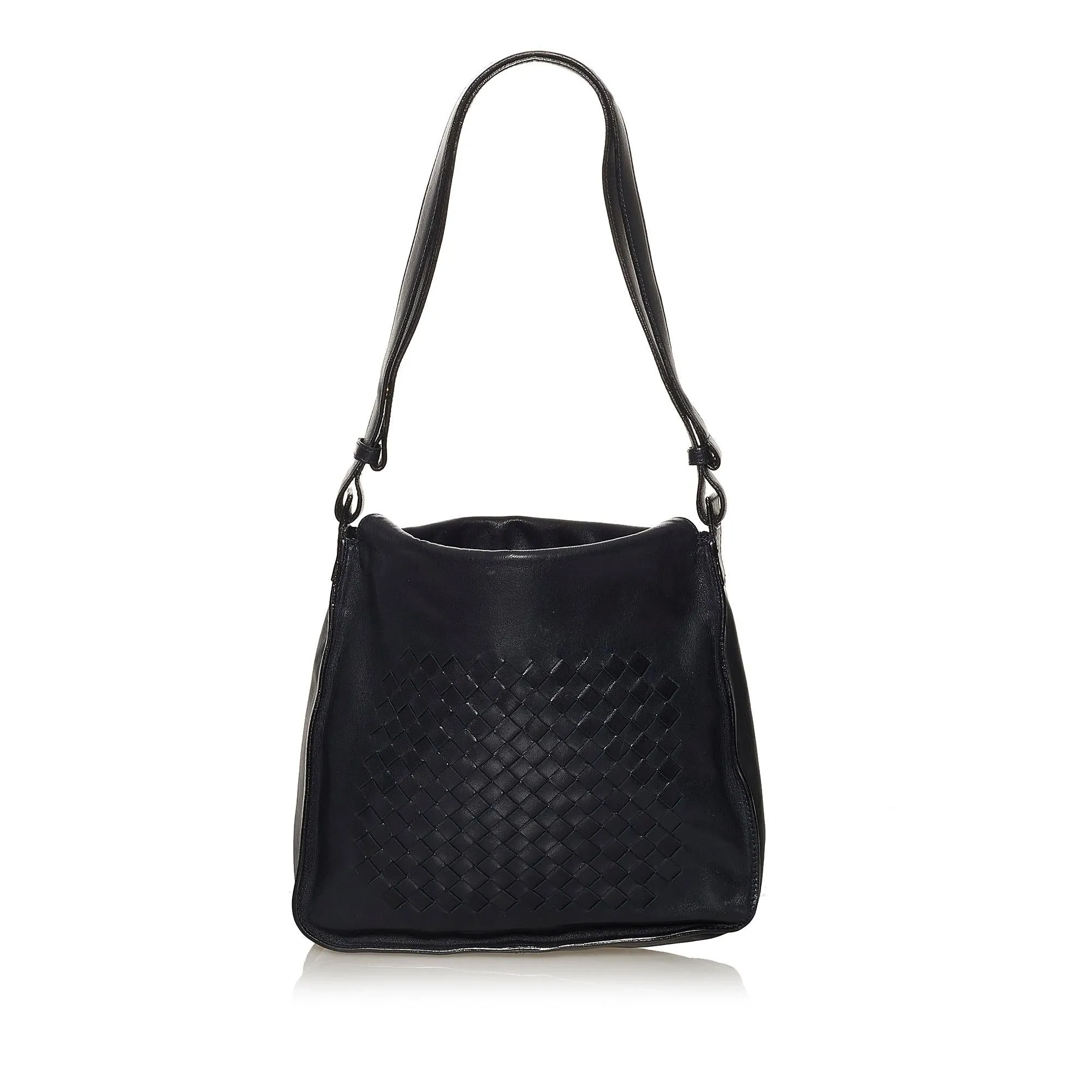 Bottega Veneta Intrecciato Leather Shoulder Bag (SHG-36214)