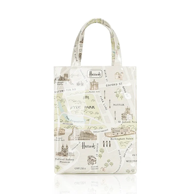 British PVC Large Capacity Tote Bag