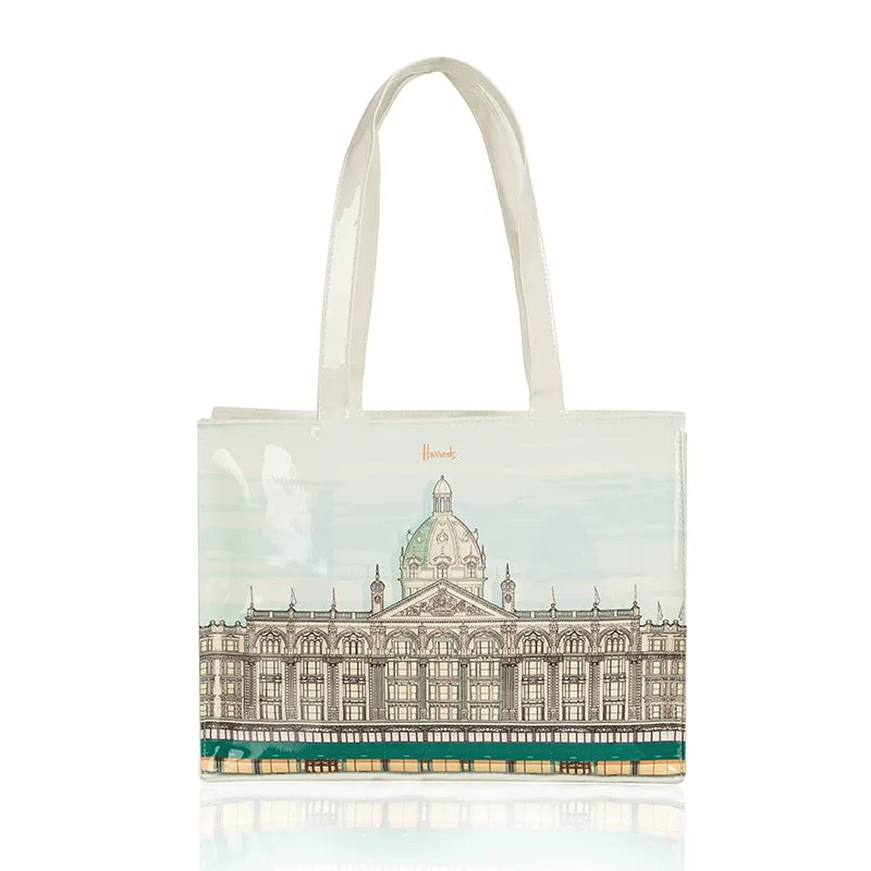 British PVC Large Capacity Tote Bag