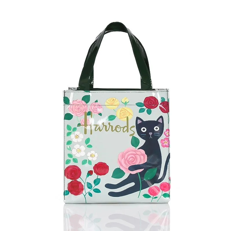 British PVC Large Capacity Tote Bag