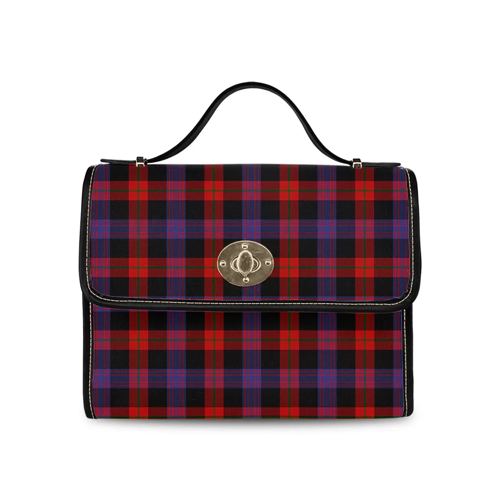 Broun Modern Tartan Waterproof Canvas Bag