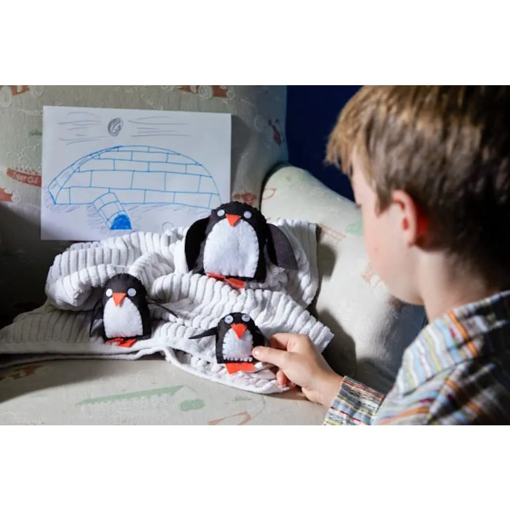 ButtonBag Penguin Family Sewing Kit