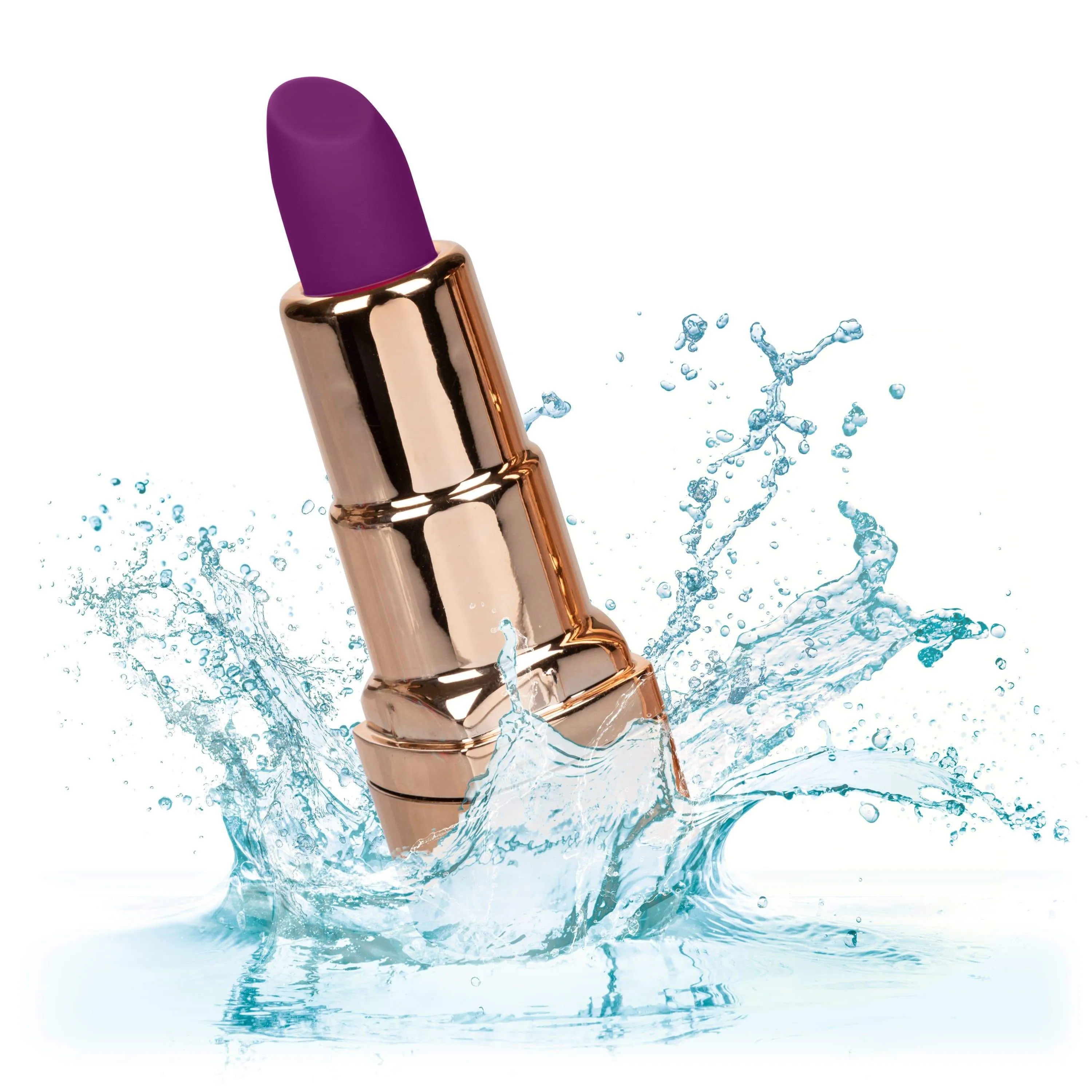 California Exotics - Naughty Bits Bad Bitch Discreet Lipstick Vibrator (Gold)