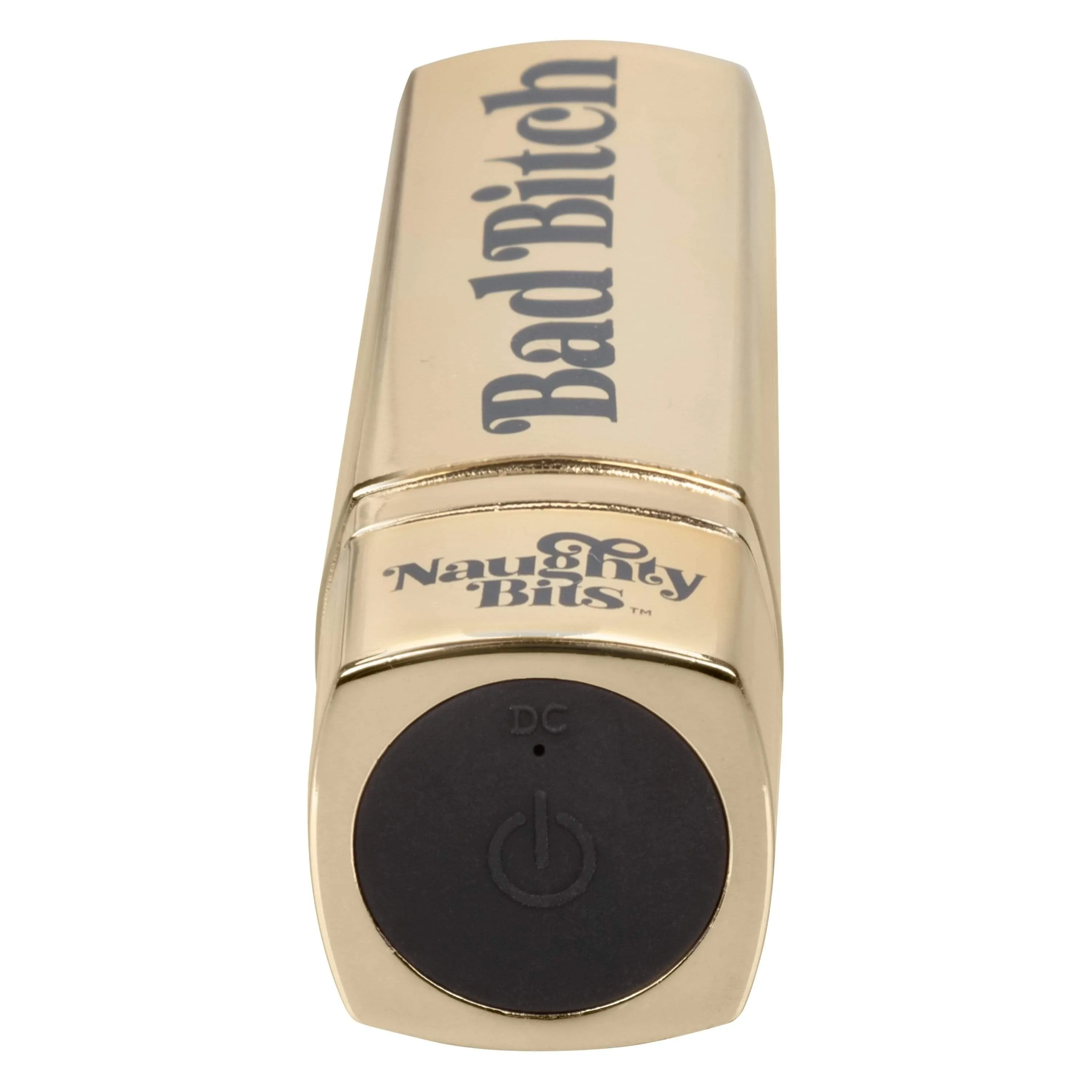 California Exotics - Naughty Bits Bad Bitch Discreet Lipstick Vibrator (Gold)