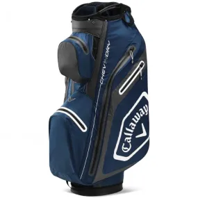 Callaway Chev Dry Waterproof Cart Bag - Charcoal/Navy