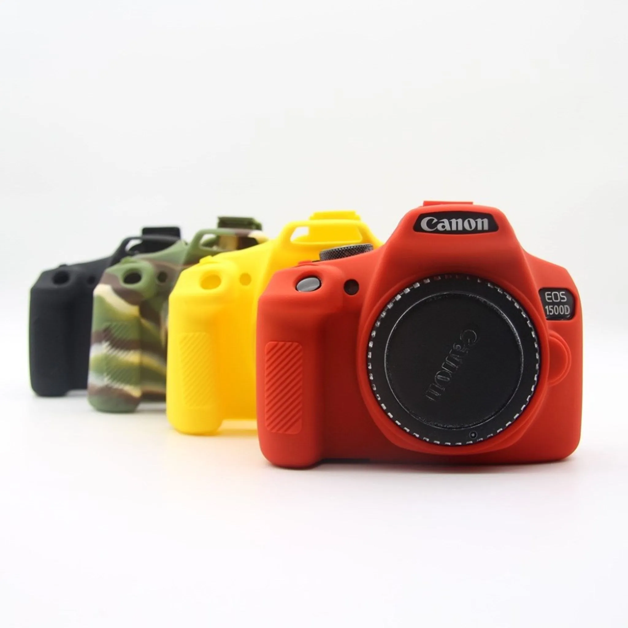 Canon EOS 1500D soft silicone protective case - Red