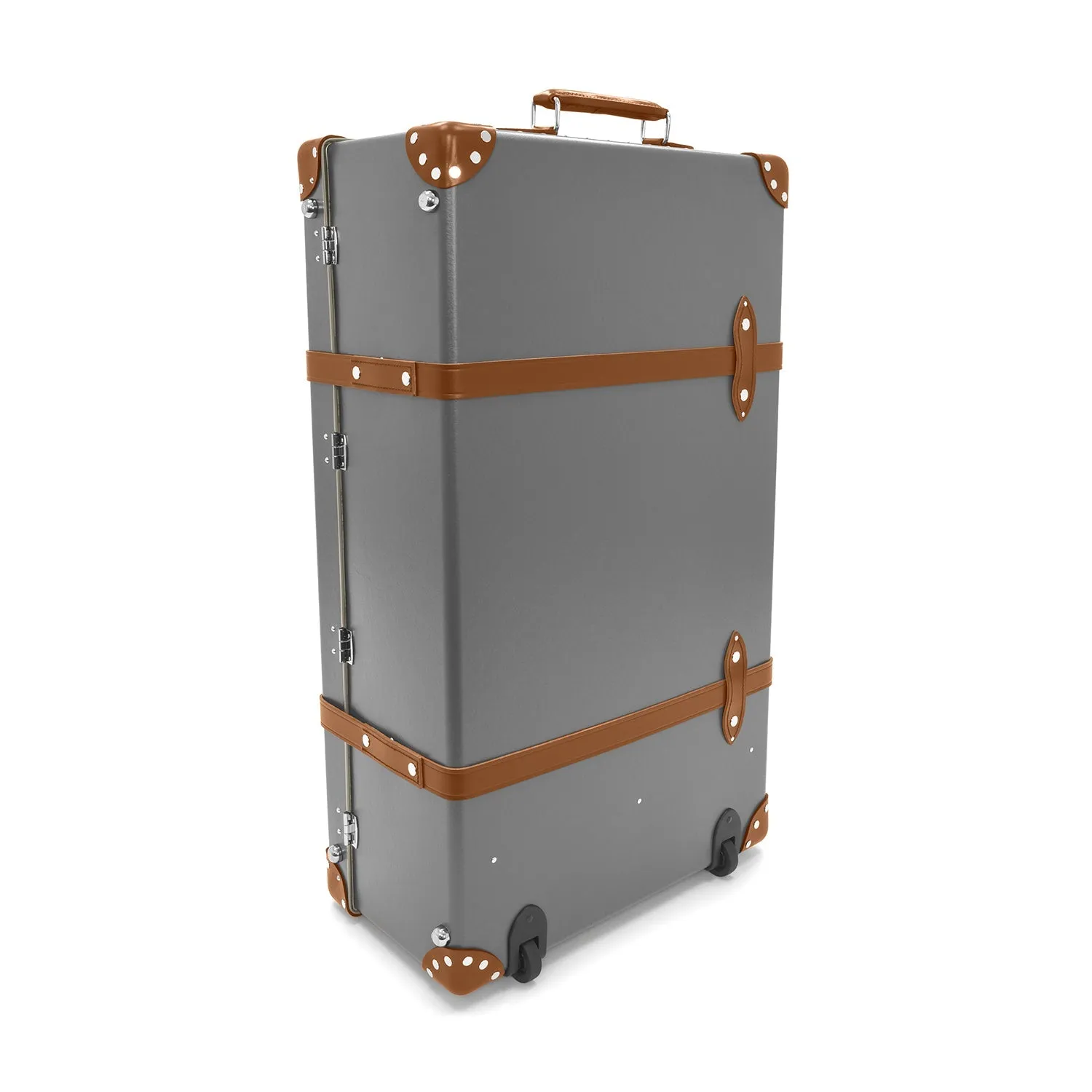 Centenary · XL Suitcase | Grey/Caramel