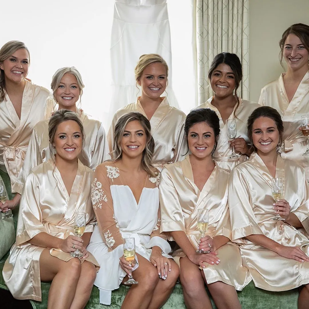 Champagne Bridesmaid Robe