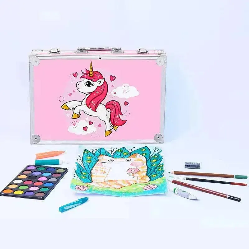 Character Themed Art Suitcase (145 pcs)